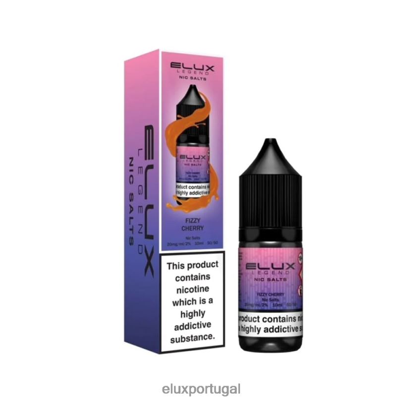 Elux Puffs Portugal - Elux Legend sal fino 10ml 4R20H53 cereja efervescente