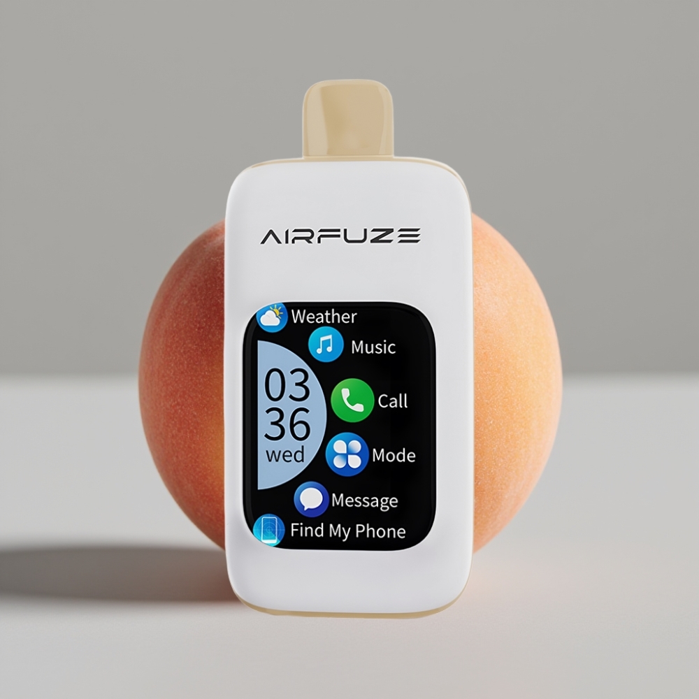 AirFuze Smart 30000 Puffs Disposable Pod Pêsgo Suculento com Tela TFT 2.01" Touch e USB Type-C