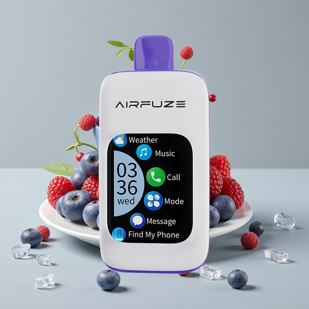 AirFuze Smart 30000 Puffs Disposable Vape Blueberry Framboesa Gelo