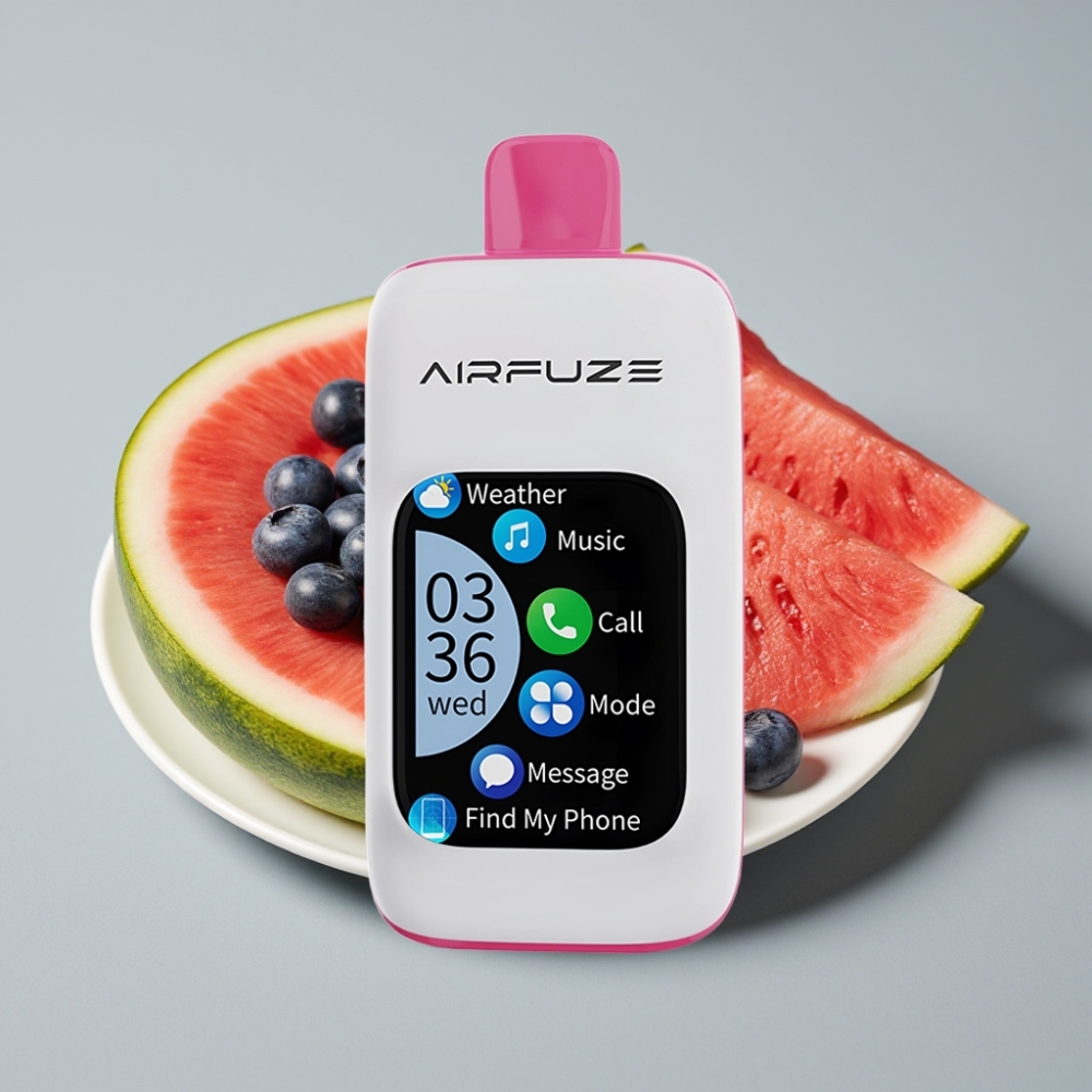 AirFuze Smart Pro 40000 Puffs Vape Mirtilo Melancia Recarregável 900mAh 20ml