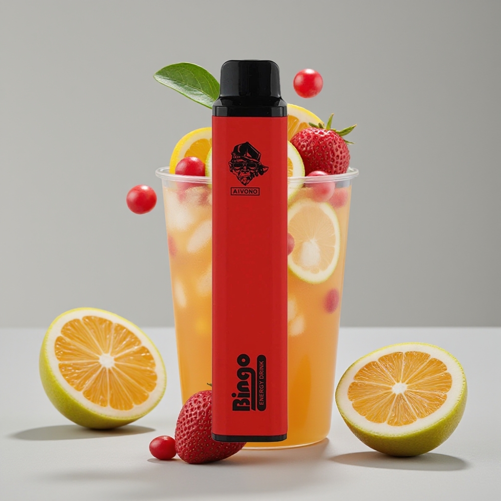 Aivono AIM BINGO 4000 Puffs Vape Bebida Energética Recarregável 10mL 1000mAh