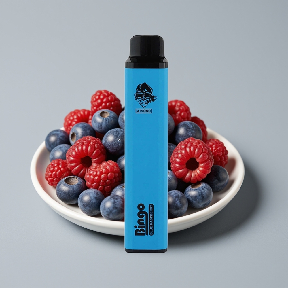 Aivono AIM BINGO 4000 Puffs Vape Descartável Framboesa Azul 10mL 1000mAh