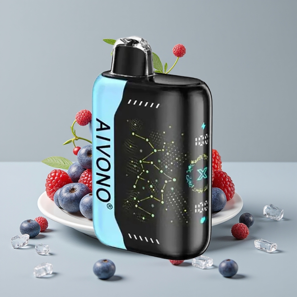 Aivono AIM BOOM 25000 Puffs Vape Disposable Mirtilo Framboesa Gelo 28ml 650mAh