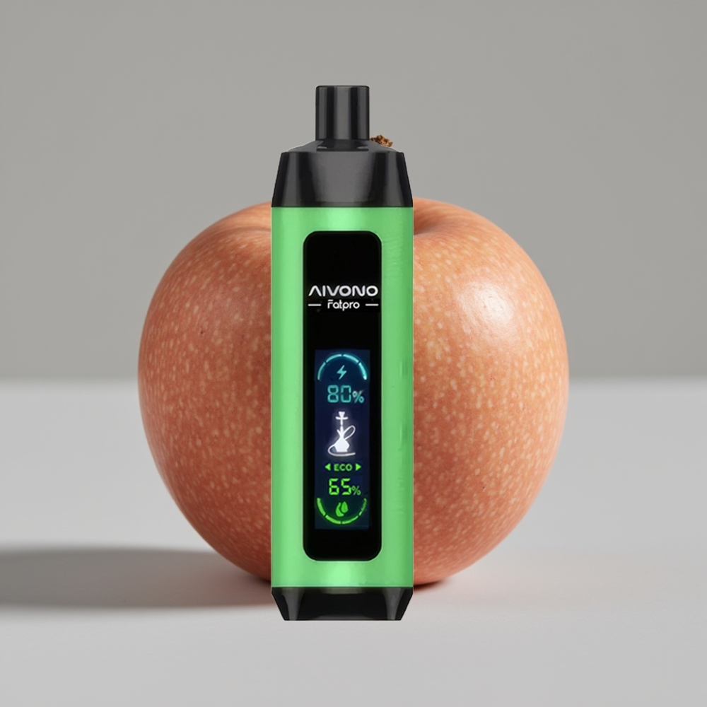 Aivono AIM FATPRO 22000 Puffs Duas Maçãs 28ml Recarregável 600mAh 0.6 ohm Mesh Eco/Boost Dual Modes