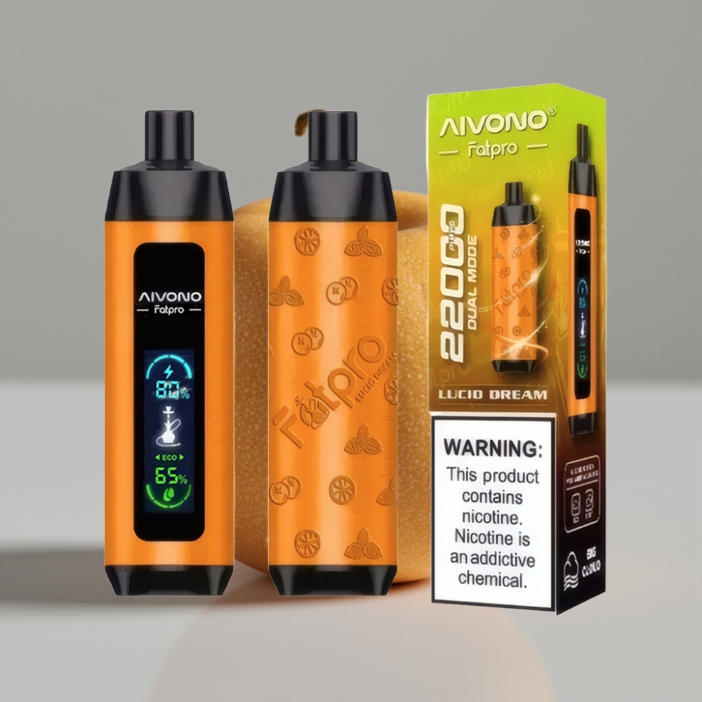 Aivono Aim Fatpro 22000 Puffs Vape Recarregável Sonho Lúcido 28ml 5% Nicotina 600mAh