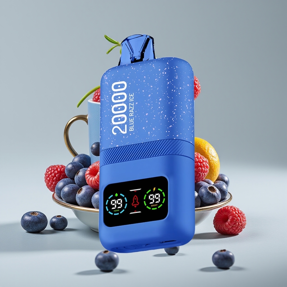 Aivono AIM MAGIC 20000 Puffs Disposable Vape Mirtilo Azul Gelado com 26ml E-líquido e bateria 600mAh