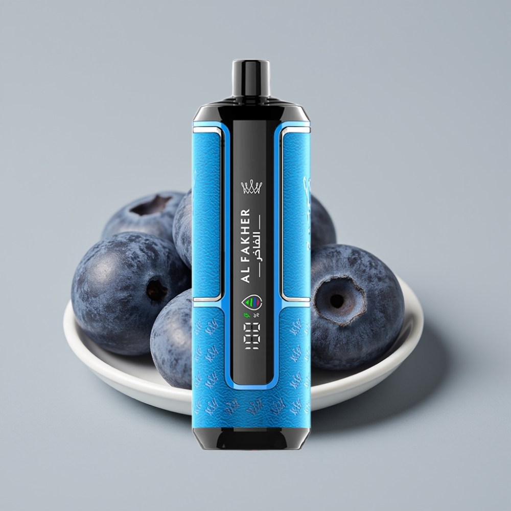 Al Fakher Crown Bar 15K Hypermax Disposable Vape Kit Chiclete de Mirtilo