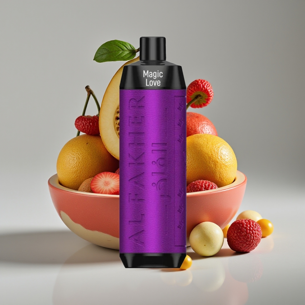 Al Fakher Crown Bar 8000 Crystal Disposable Vape Amor Mágico - 18ml, 8000 Puffs, 5mg Nicotina