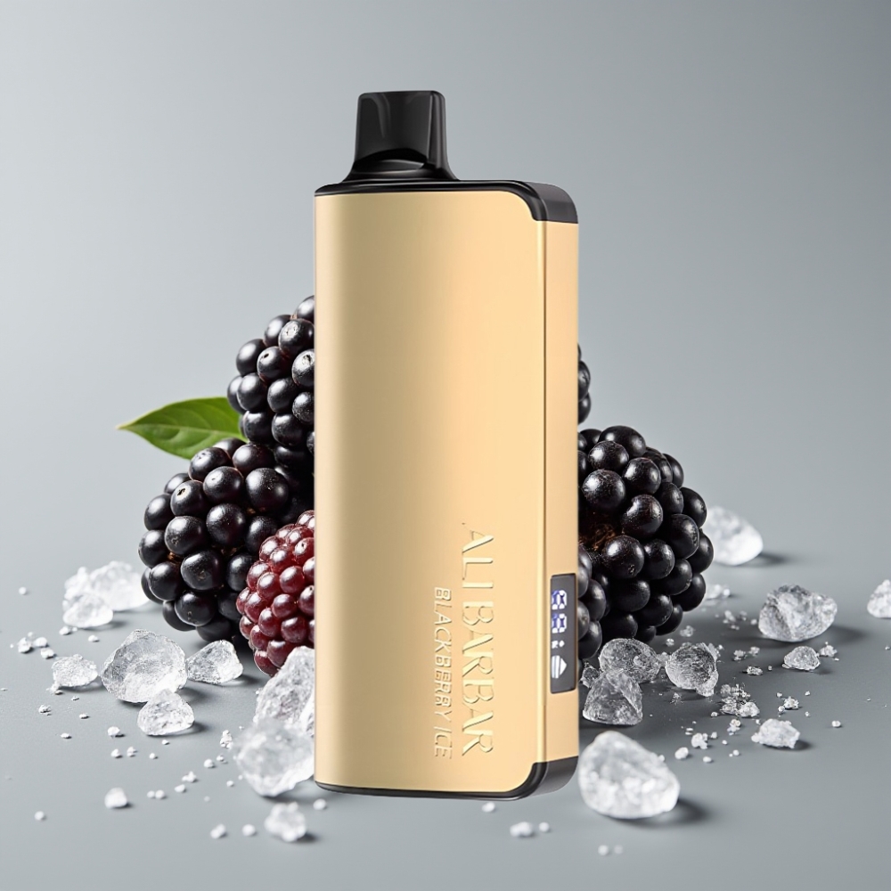 Alibarbar Ingot 9000 Puffs Vape Descansável Groselha Gelada – 22ml, 2350mAh, LED
