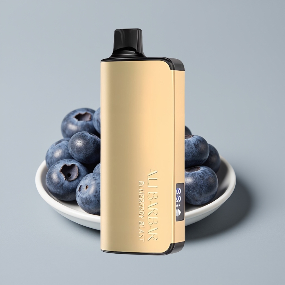 Alibarbar Ingot 9000 Puffs Vape Descarga Azul com 22ml e 2350mAh