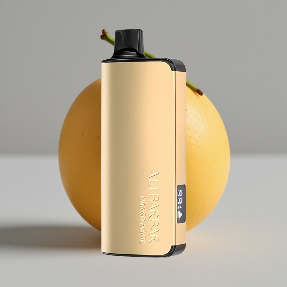 Alibarbar Ingot 9000 Puffs Vape Descarga Mágica de Manga com 22ml e LED