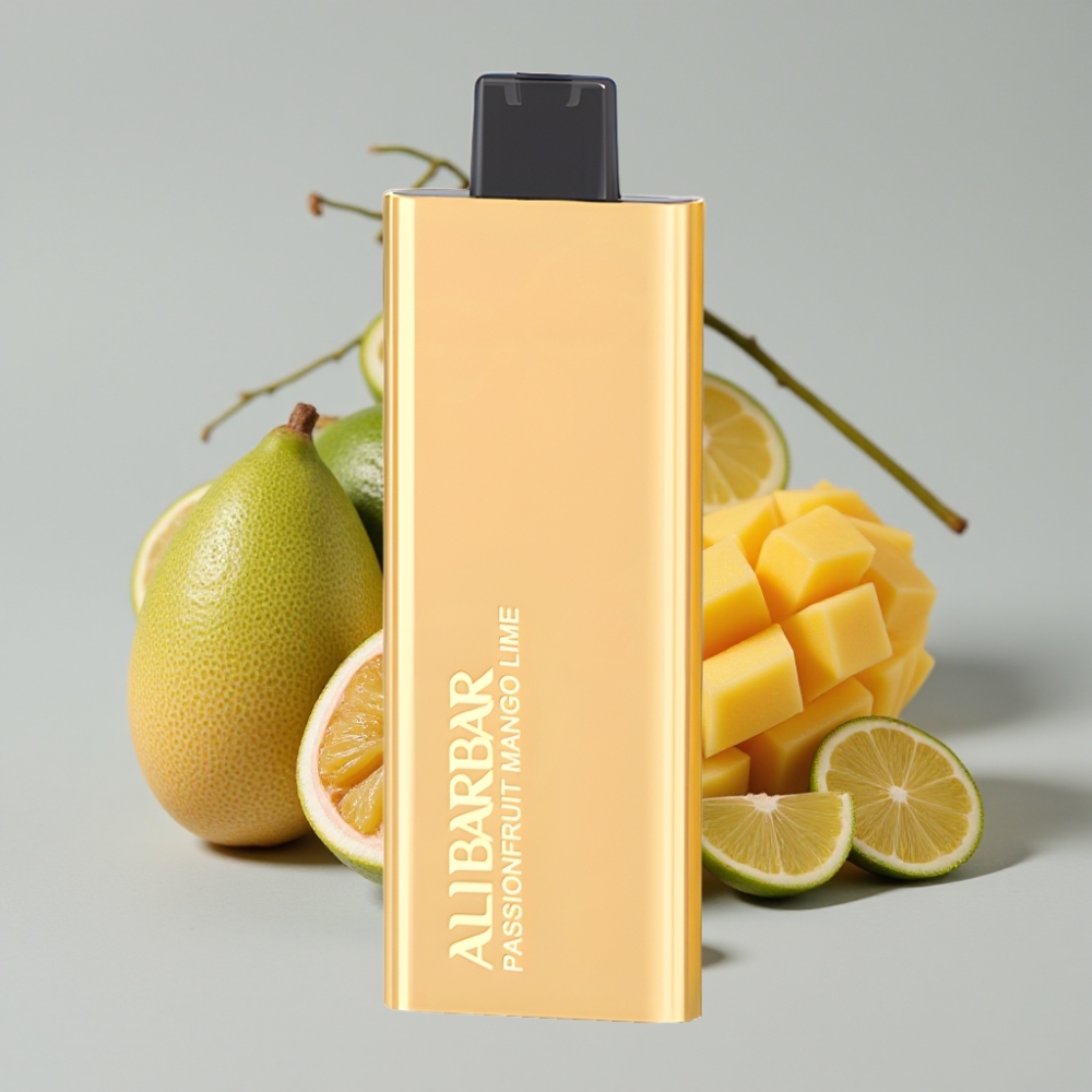 Alibarbar Pandora 7000 Puffs Disposable Vape Maracujá Manga Lima 17ml 1.0Ω