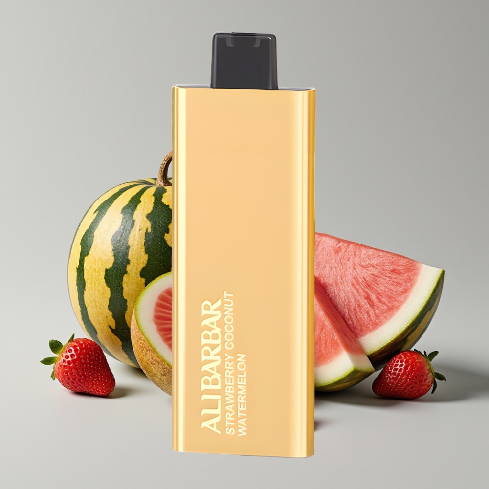 Alibarbar Pandora 7000 Puffs Disposable Vape Morango Coco Melancia – 17 ml, 1.0 Ω