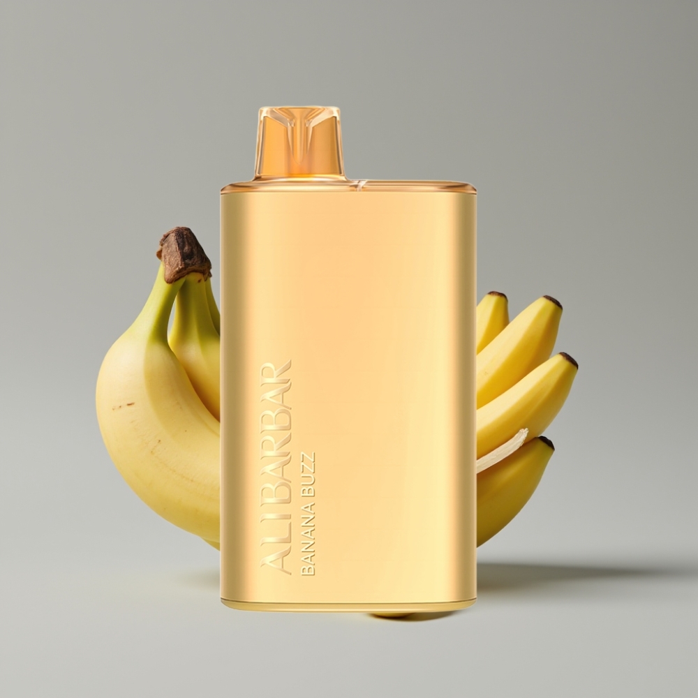 Alibarbar Rich 8000 Puffs Disposable Vape Banana Buzz - 20ml, 8000 Puffs, 2000mAh, Sabor Banana