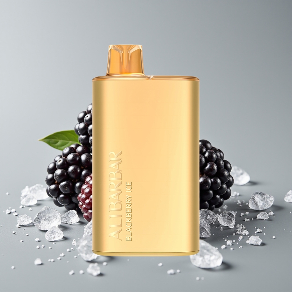 Alibarbar Rich 8000 Puffs Disposable Vape Blackberry Ice com 20ml de Líquido e 2000 mAh