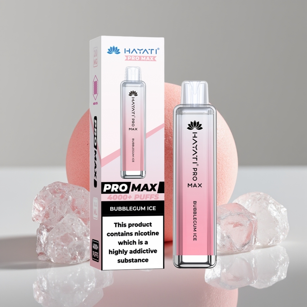 Hayati Pro Max 4000 Puffs Disposable Vape Goma de Mascar Gelo