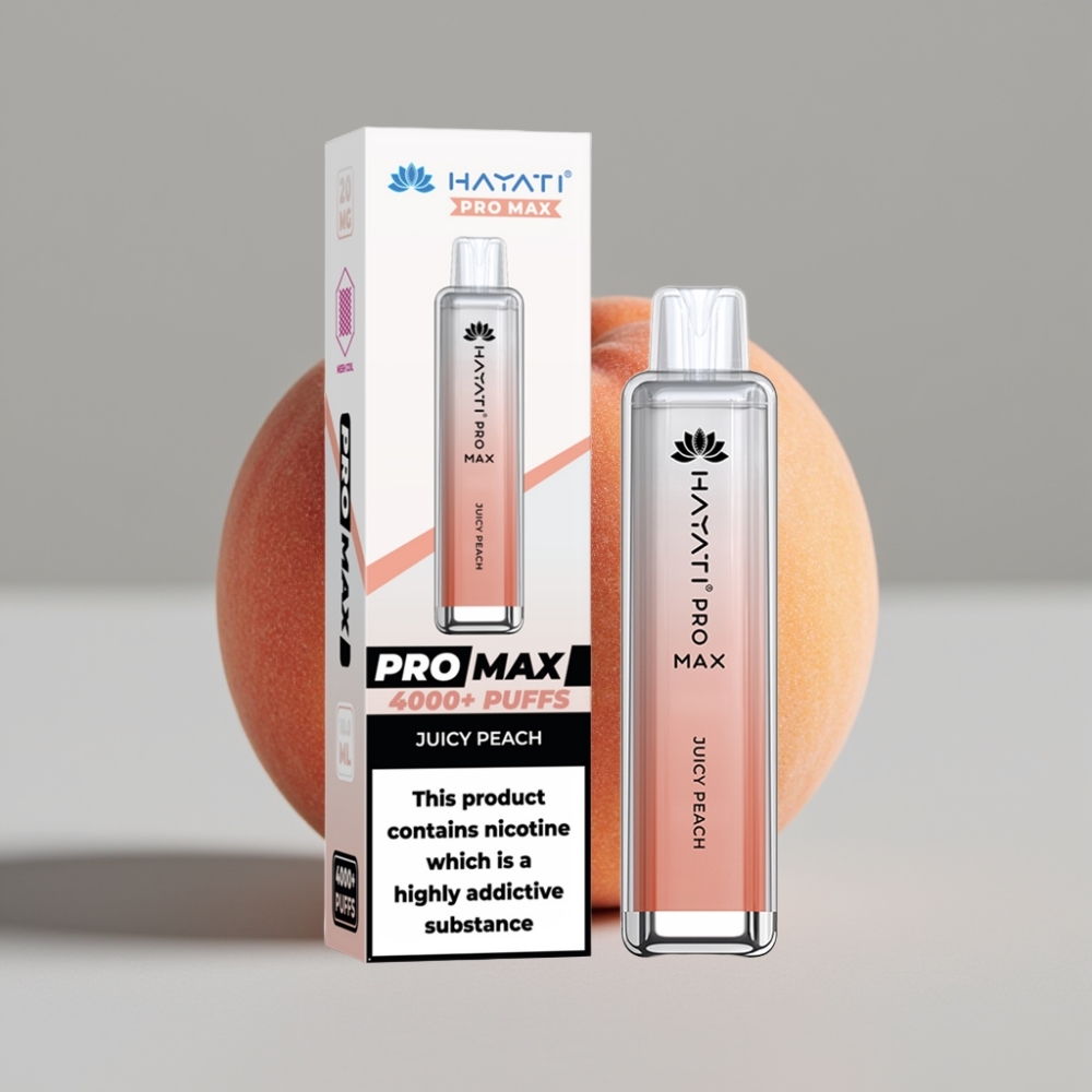 Hayati Pro Max 4000 Puffs Disposable Vape Pêssego Suculento