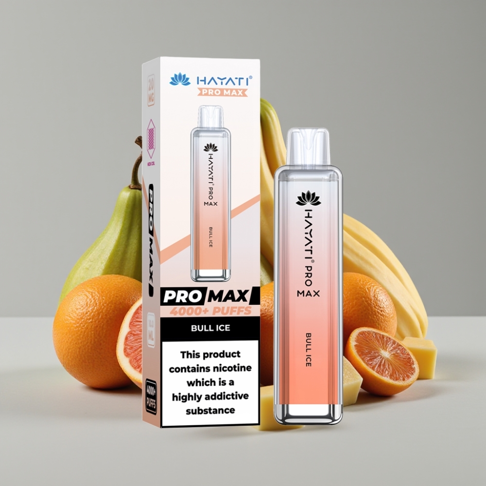 Hayati Pro Max 4000 Puffs Disposable Vape Touro Gelo