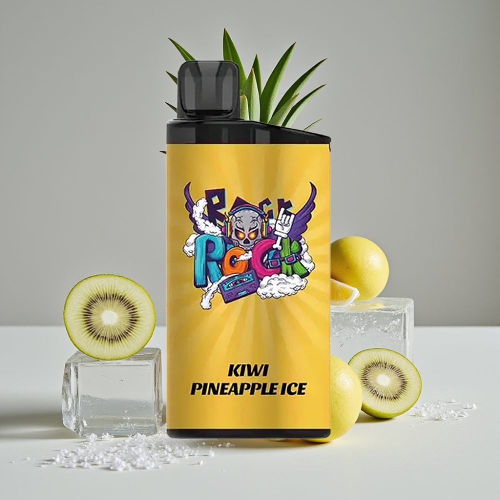IGET Bar 3500 Puffs Vape Descartável Kiwi Abacaxi Gelo, 1400 mAh, 1.2 Ohm Mesh Coil