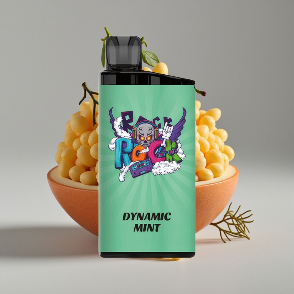 IGET Bar 3500 Puffs Vape Descartável Sabor Menta Dinâmica - 1400 mAh, Bobina Mesh 1.2 Ohm