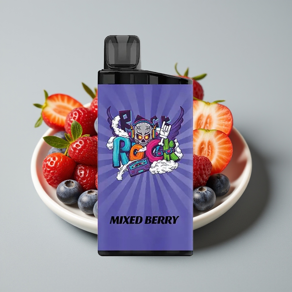 IGET Bar 3500 Puffs Vaporizador Descartável Frutas Vermelhas Misturadas, 1400 mAh, Bobina Mesh 1.2 Ohm
