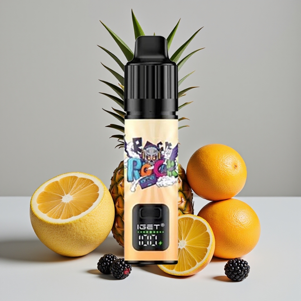 IGET BAR PLUS S3 POD 10000 Puffs Vaporizador Descartável Amora Abacaxi Laranja