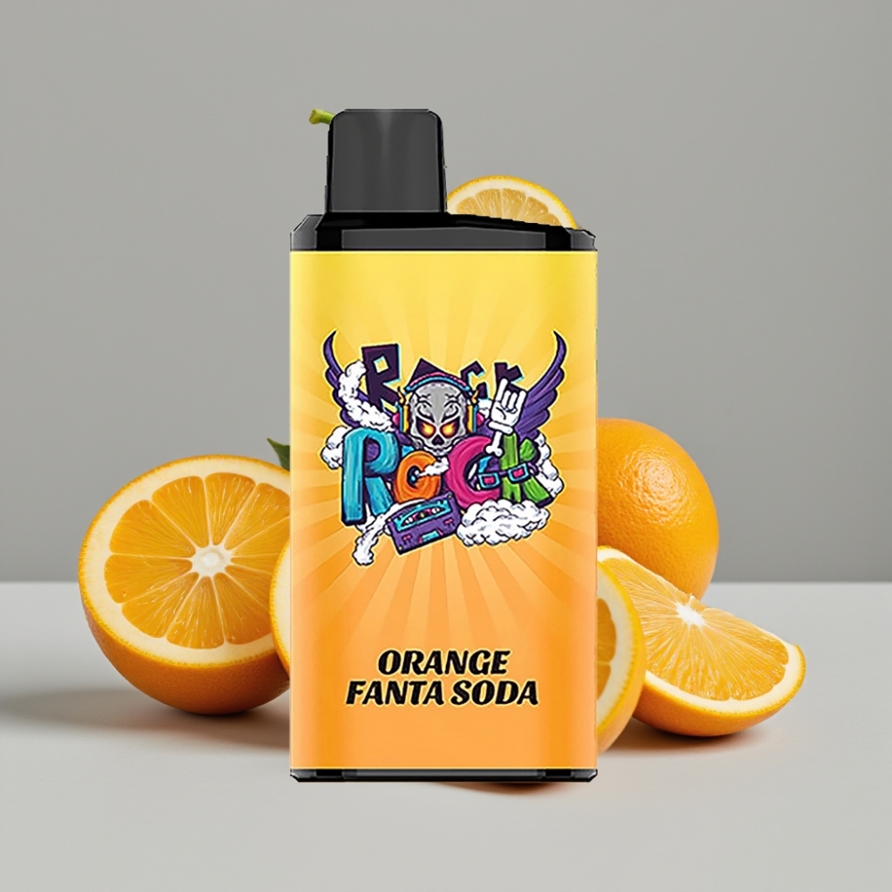 IGET Bar Pro 10000 Puffs Vape Descartável Laranja Fanta Soda - 2000mAh, 1.2 Ohm Mesh Coil