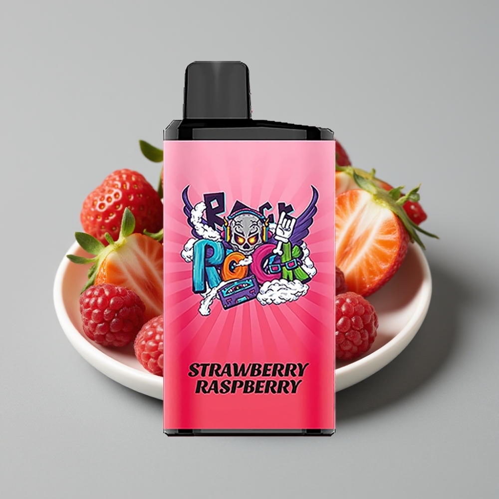 IGET Bar Pro 10000 Puffs Vape Descartável Morango Framboesa - 2000 mAh, 1.2 Ohm Mesh Coil