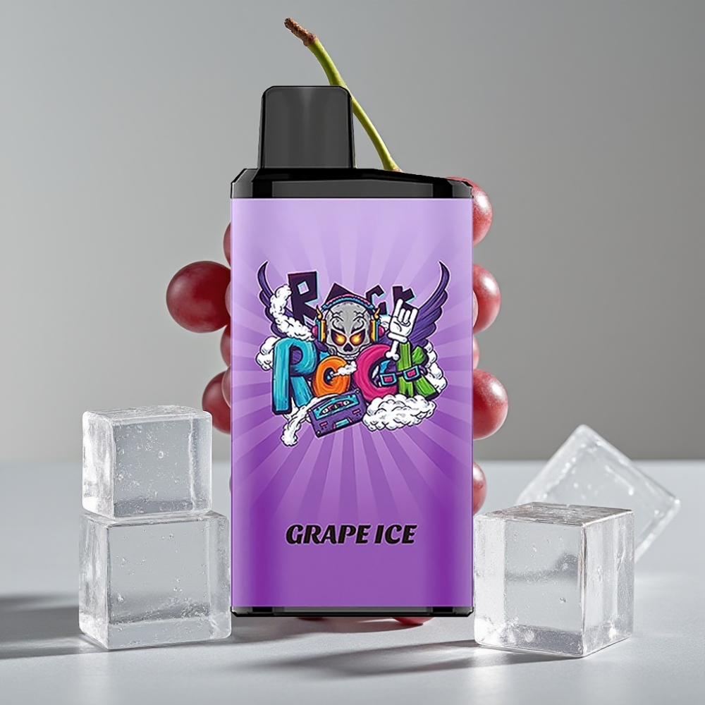 IGET Bar Pro 10000 Puffs Vape Descartável Uva Gelo 2000mAh 1.2 Ohm Mesh PC+ALU 93g