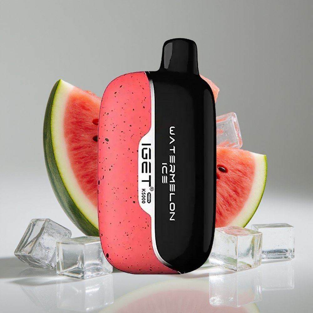 IGET Moon K5000 Puffs Disposable Vape Melancia Gelo – 5000 Puffs, Bobina Mesh 1.35 Ohm, PC, 81.5 g
