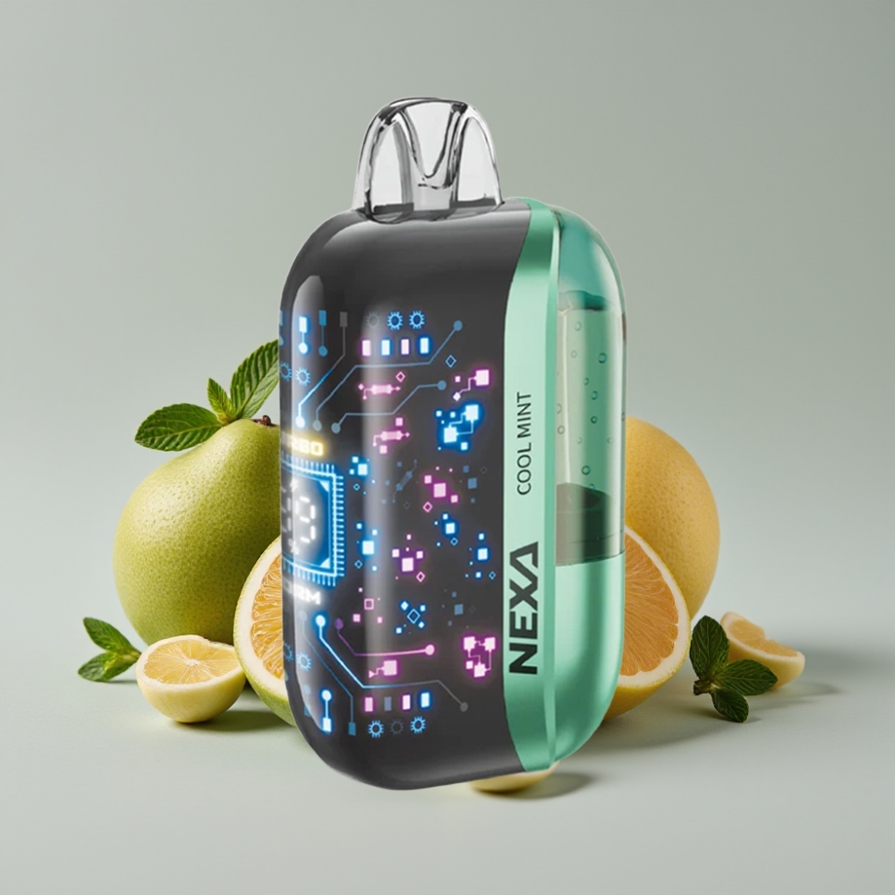 NEXA Ultra 50K Disposable Vape Menta Fresca com Tela 3D Curva e Carregamento Type-C