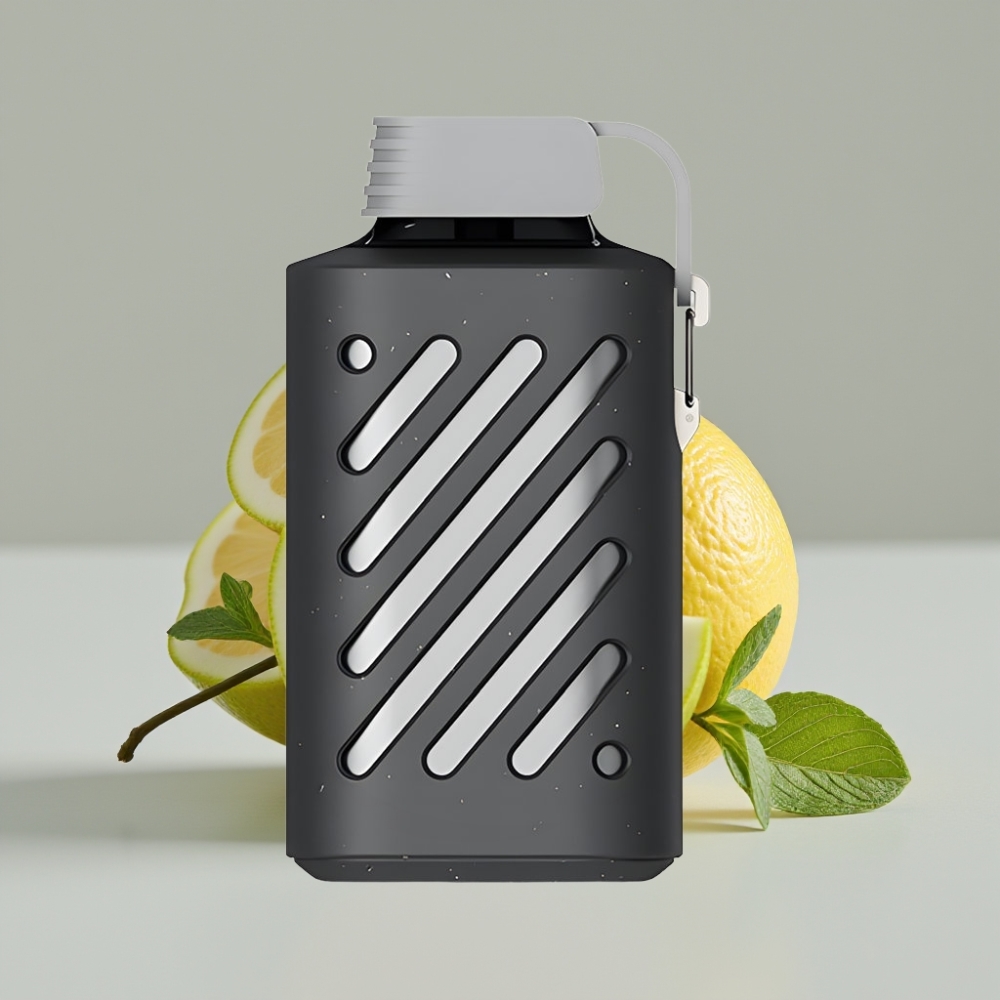 VOZOL GEAR 10000 Descartável Limão Hortelã com 10000 Puffs, Bobina VAMT Mesh e 65% Materiais PCR