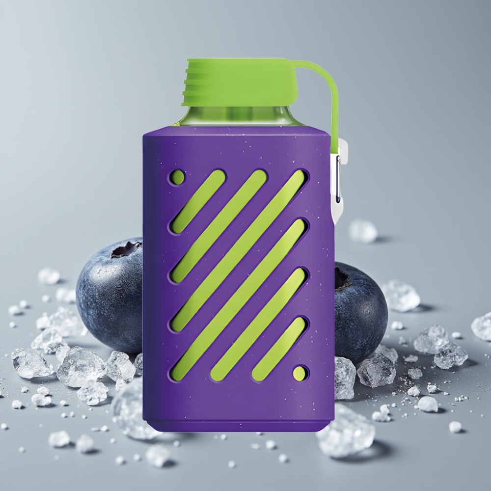 VOZOL GEAR 10000 Descartável com Sabor Mirtilo Gelo, 10000 Puffs, 20 ml, 500mAh