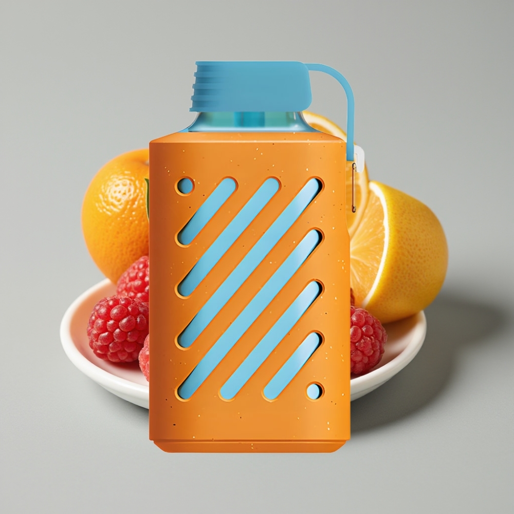 VOZOL GEAR 10000 Disposable Vape Framboesa Tangerina – 10000 Puffs, 30 Sabores, 20 ml Capacidade, VAMT Mesh Coil