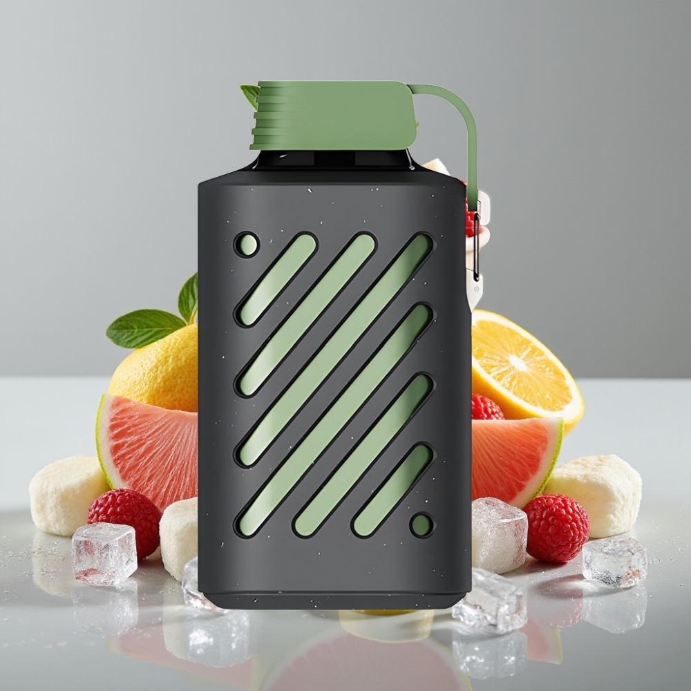 VOZOL GEAR 10000 Disposable Vape Gelo Refrescante com 10000 Tragos, Bobina VAMT Mesh e 20 ml de Líquido