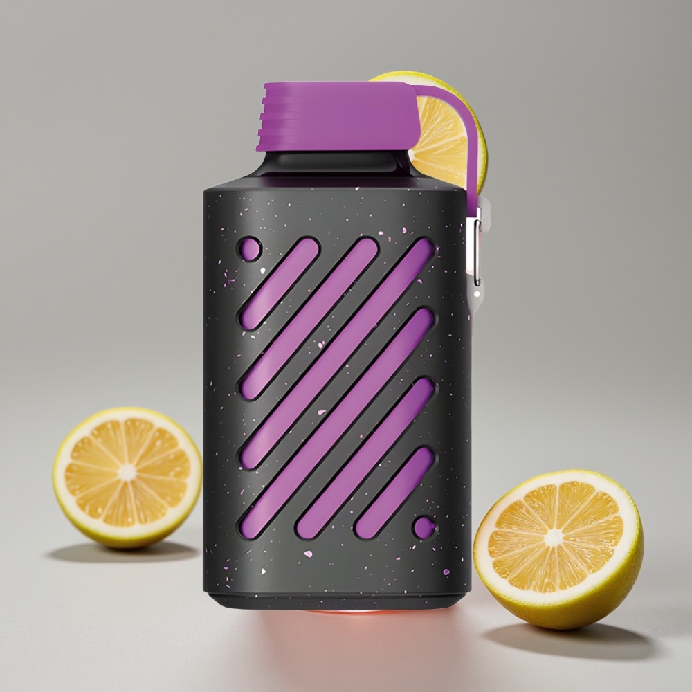 VOZOL GEAR 10000 Vape Descartável Limonada Rosa com 10000 Tragadas, 20 ml de Líquido, Bobina VAMT Mesh e Alça Multifuncional