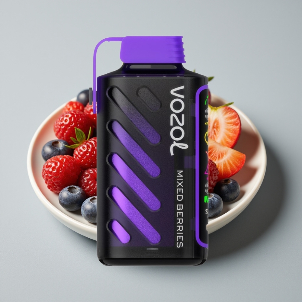 VOZOL Gear Power 20000 Puffs com S.i.L.C. Tech, Dual Mesh Coil e Sabor Frutas Silvestres