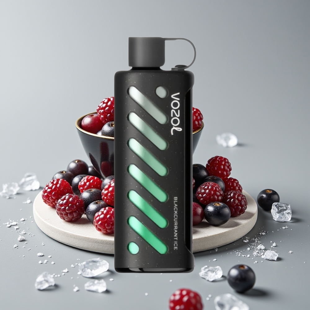 VOZOL Gear Shisha 25000 Puffs Blackcurrant Ice com S.i.L.C Tech e Dual Mesh