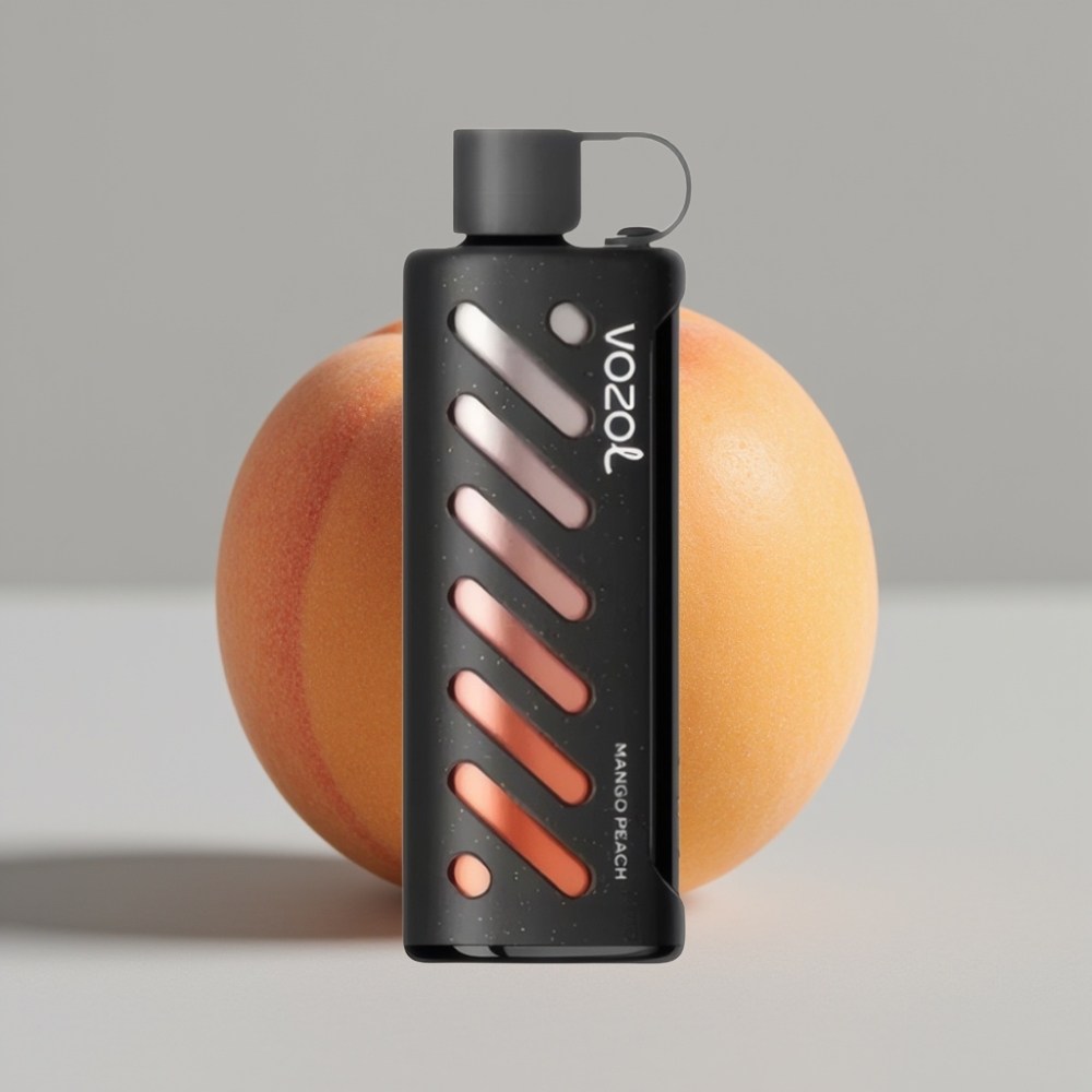 VOZOL Gear Shisha 25000 Puffs Manga Pêssego com S.i.L.C Tech e Dual Mesh