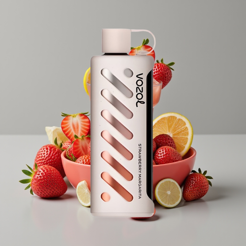 VOZOL Gear Shisha 25000 Puffs Margarita de Morango Dual Mesh 1000mAh S.i.L.C Tech