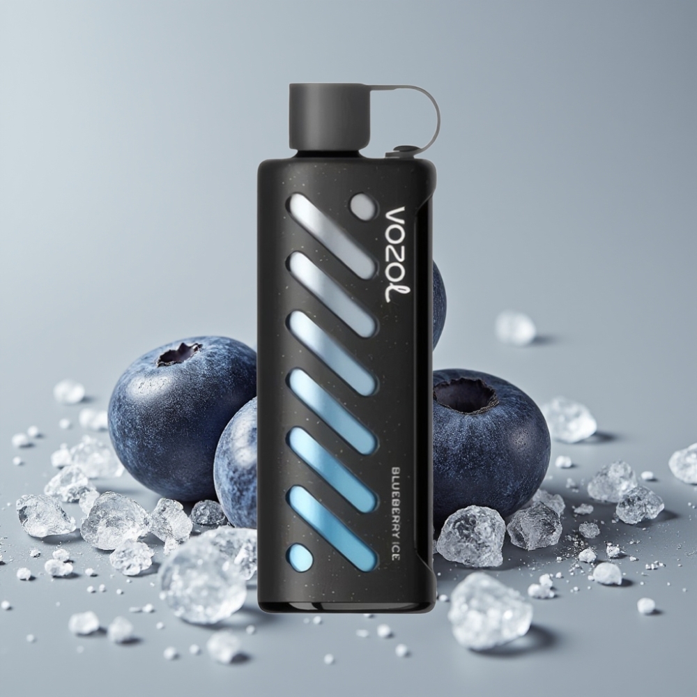 VOZOL Gear Shisha 25000 Puffs S.i.L.C Tech Dual Mesh Mirtilo Gelo 1000mAh 5mg/ml