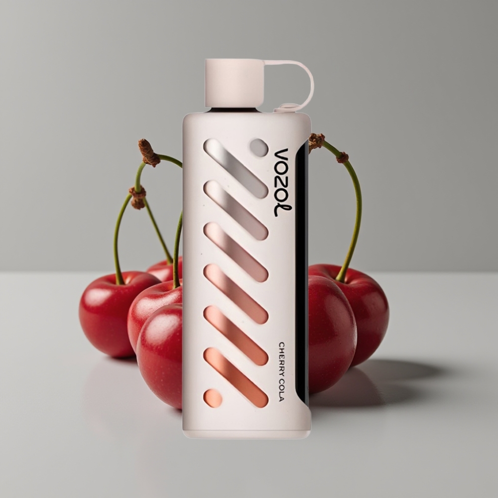 VOZOL Gear Shisha 25000 Puffs Vape Disposable Cereja Cola com S.i.L.C Tech e Dual Mesh