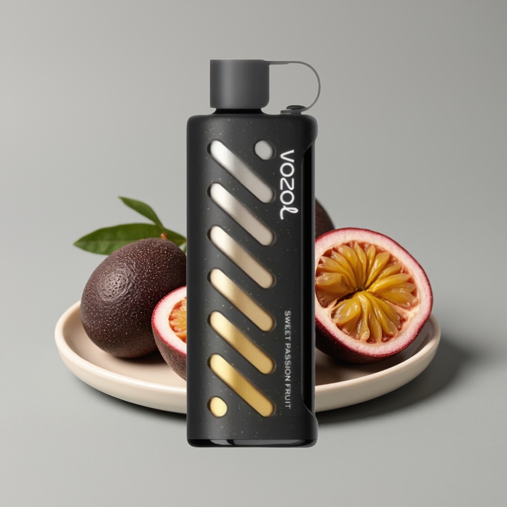 VOZOL Gear Shisha 25000 Puffs Vape Maracuja Doce com S.i.L.C Tech e Dual Mesh