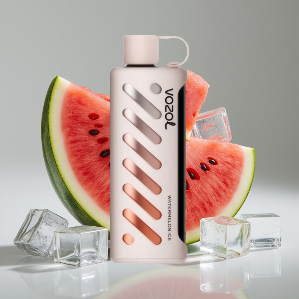 VOZOL Gear Shisha 25000 Puffs Vape Melancia Gelada com S.i.L.C Tech e Dual Mesh