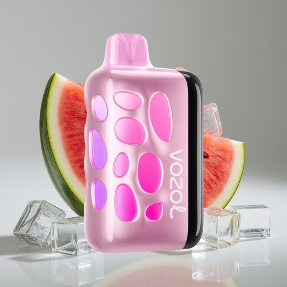 VOZOL RAVE 40000 Disposable Vape Melancia Gelo - Design Glow 270°, Modo Festa, Eclipse, 1000mAh