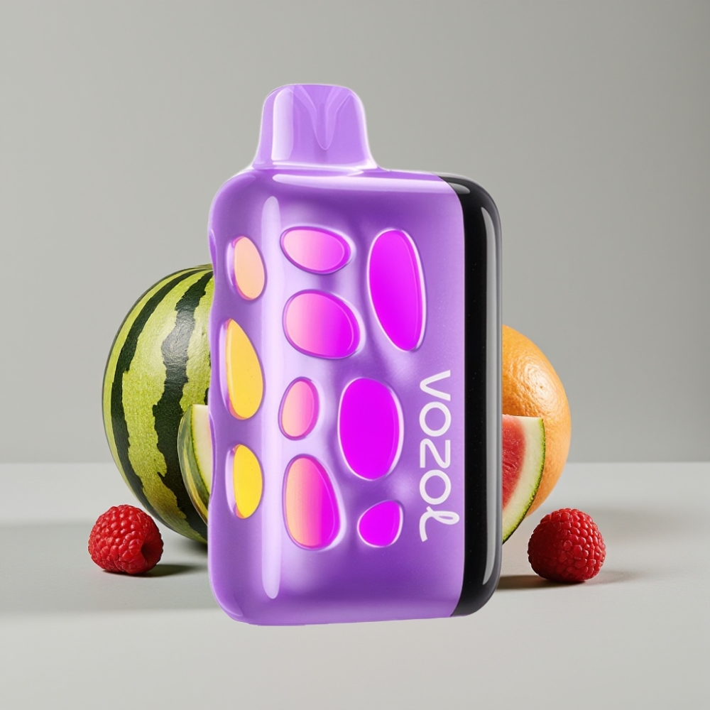 VOZOL RAVE 40000 Disposable Vape Melancia Razz Rancheira com Design Vibrante e Modo Festa Sincronizado