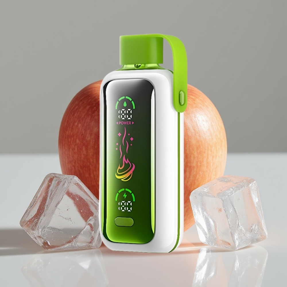 VOZOL Star 20000 Puffs Dupla Maçã Gelada com Tela Espelho HD 2.2" e Bateria 650mAh