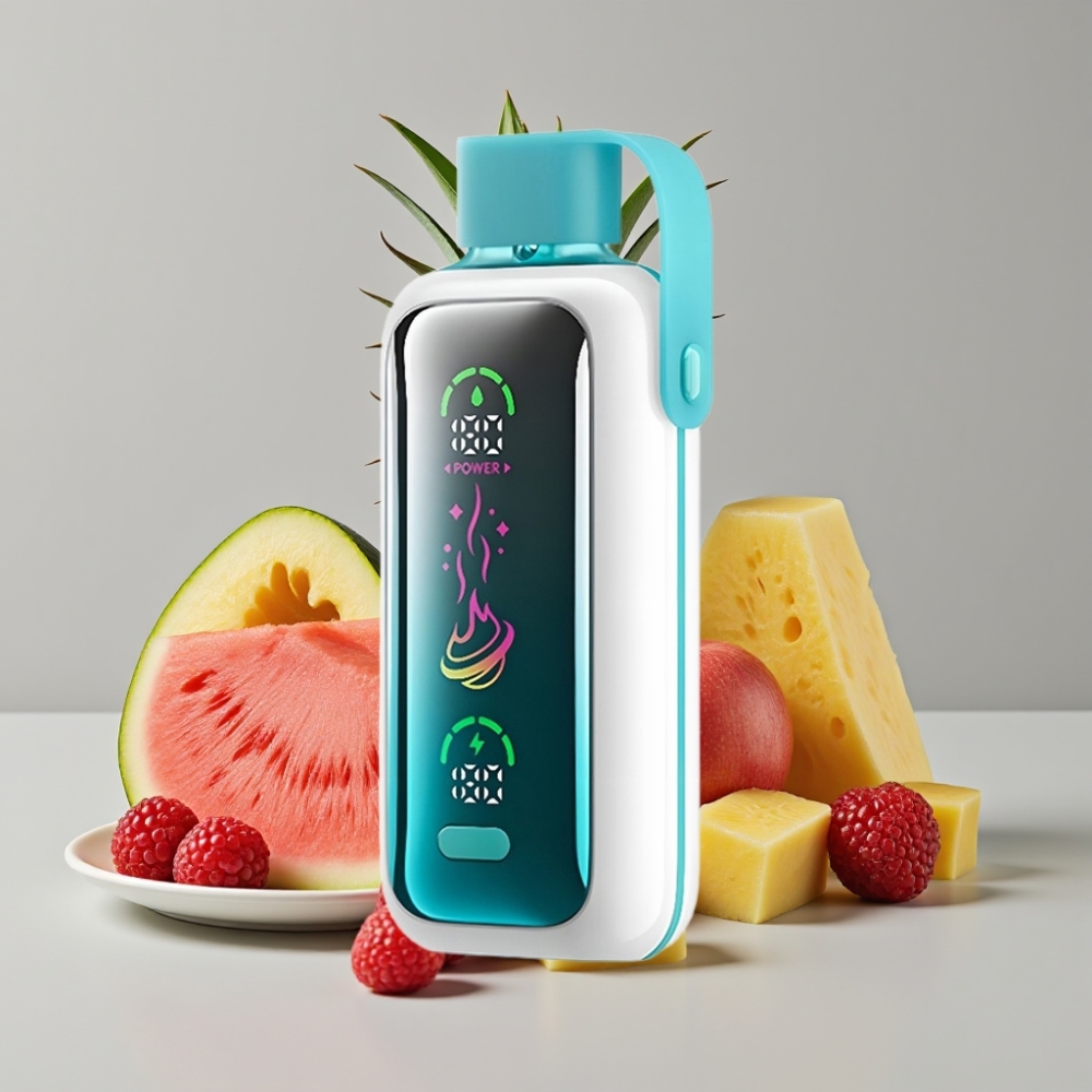 VOZOL Star 20000 Puffs Tela Espelho HD 2.2" Dual Mesh Framboesa Maçã Melancia Abacaxi