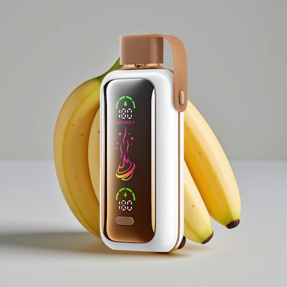 VOZOL Star 20000 Puffs Vape Dragão Morango-Banana com Tela HD 2.2" e Bateria 650mAh