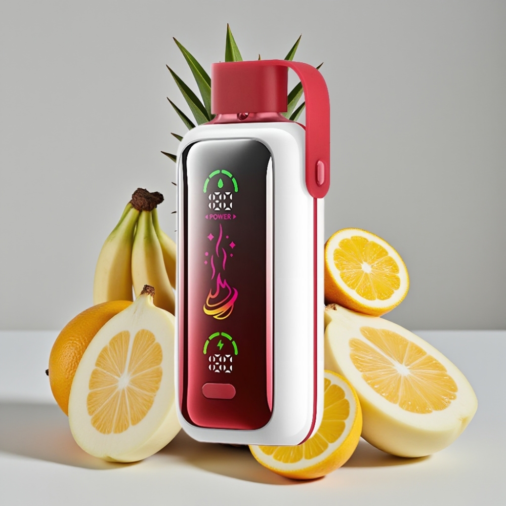 VOZOL Star 20000 Puffs Vaporizador Descartável Explosão Tropical com Tela Espelho HD 2.2" e Bateria 650mAh